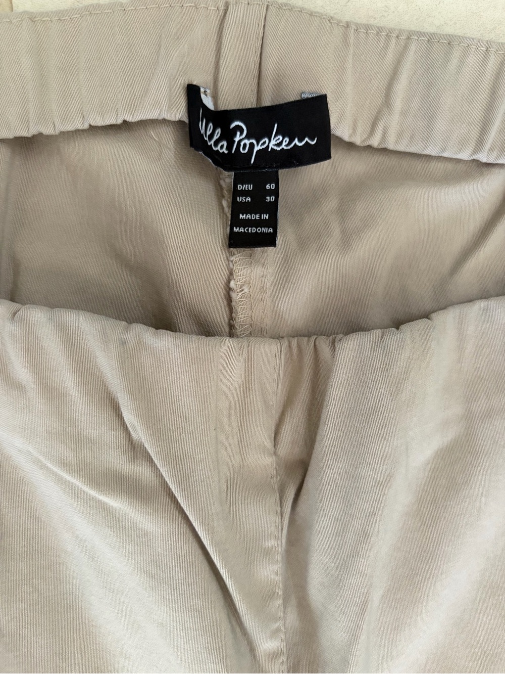 Ulla Popken Tan Stretch Pants Size 30 - Picture 4 of 6